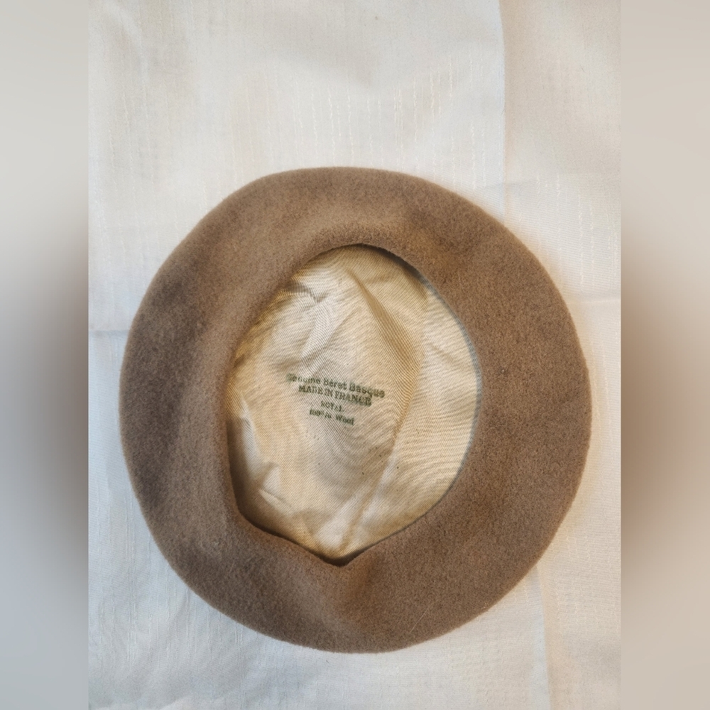 Vintage Wool Beret Baque Made in France - Picture 6 of 6